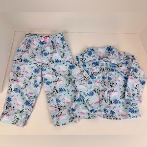 Little Lass Pajamas Girls Unicorn PJs 12M